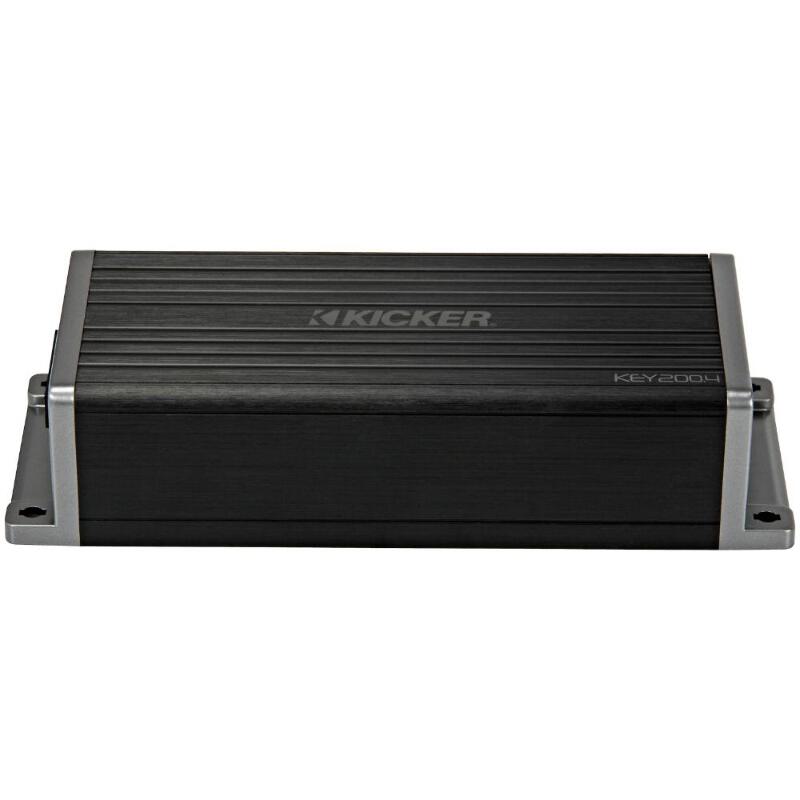 Kicker KEY200.4 Amp 4 Channel Full Range Car Smart Amplifier & DSP 4x50w