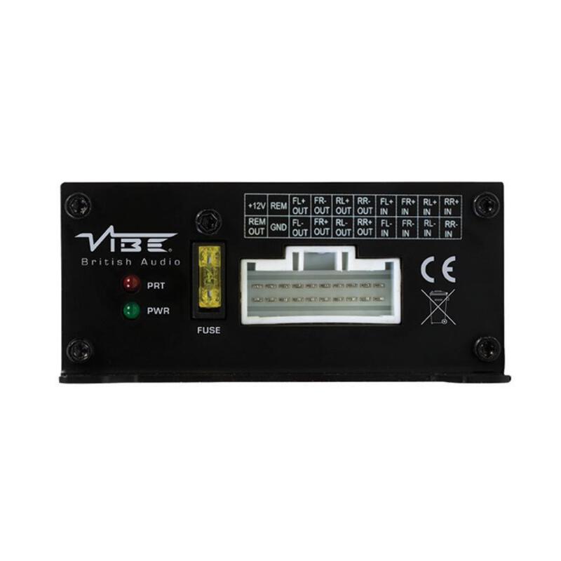 Vibe Powerbox 65.4M Amp Compact Micro Class D 4 Channel Car Stereo Amplifier