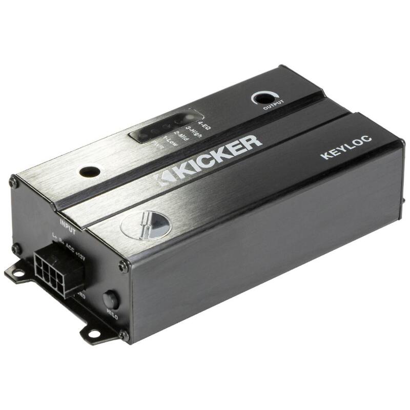 Kicker 47KEYLOC Smart 2 Channel Line Output Converter with Automotive DSP Tuning