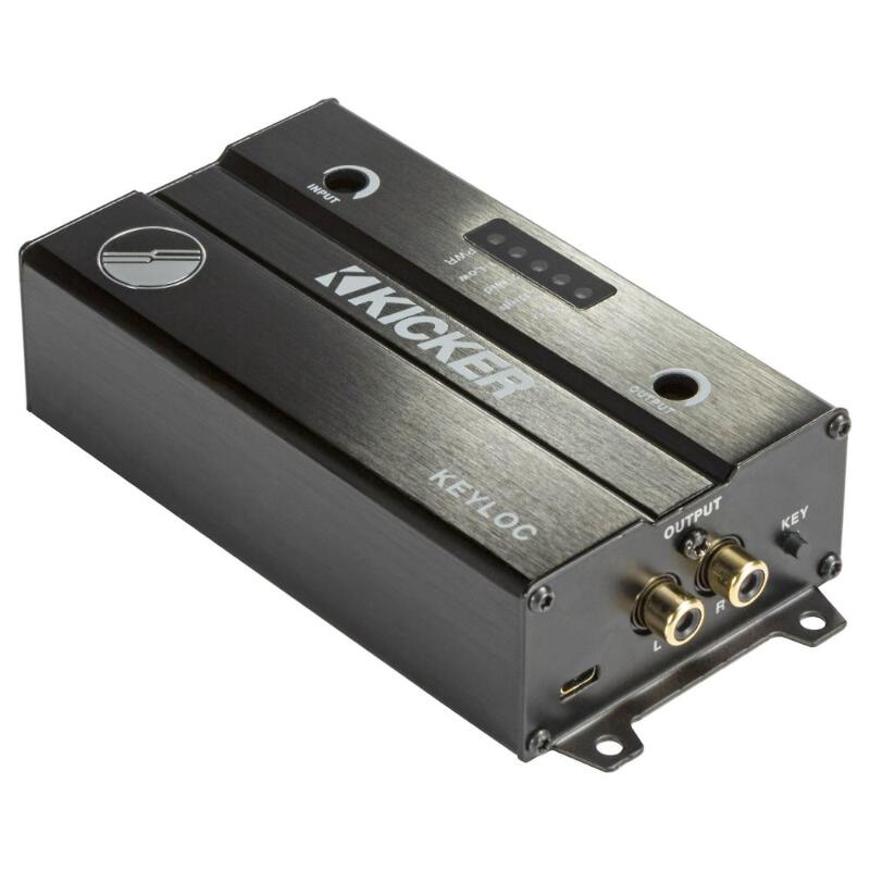 Kicker 47KEYLOC Smart 2 Channel Line Output Converter with Automotive DSP Tuning
