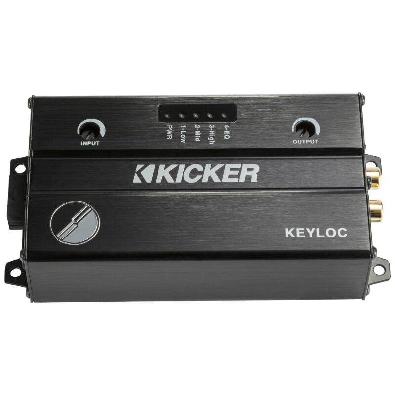 Kicker 47KEYLOC Smart 2 Channel Line Output Converter with Automotive DSP Tuning