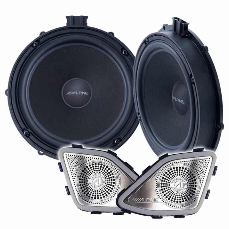Alpine SPC-108T6-2 8” Component Speakers Tweeters for Volkswagen Transporter T6