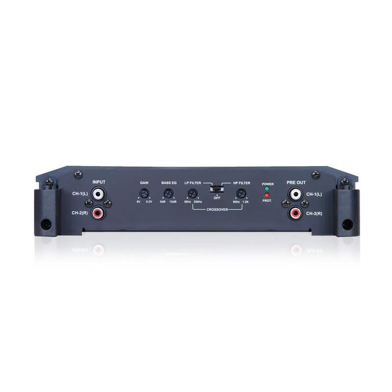 Alpine BBX-T600 Amplifier 2 Channel Class AB Bridgeable Stereo Car Amp 140w RMS