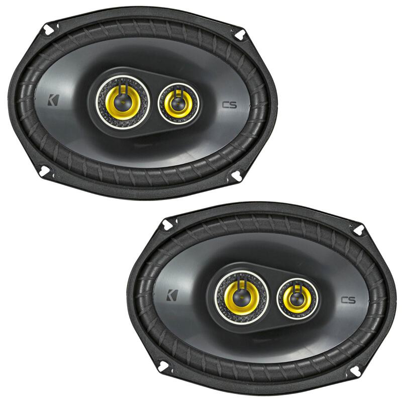 Kicker 46CSC6934 CS Series 6x9" 3 Way Car Parcel Shelf Coaxial Speakers 150w RMS