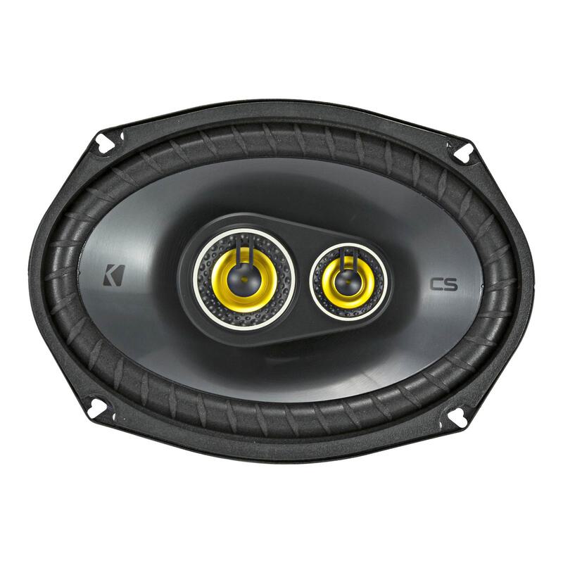 Kicker 46CSC6934 CS Series 6x9" 3 Way Car Parcel Shelf Coaxial Speakers 150w RMS
