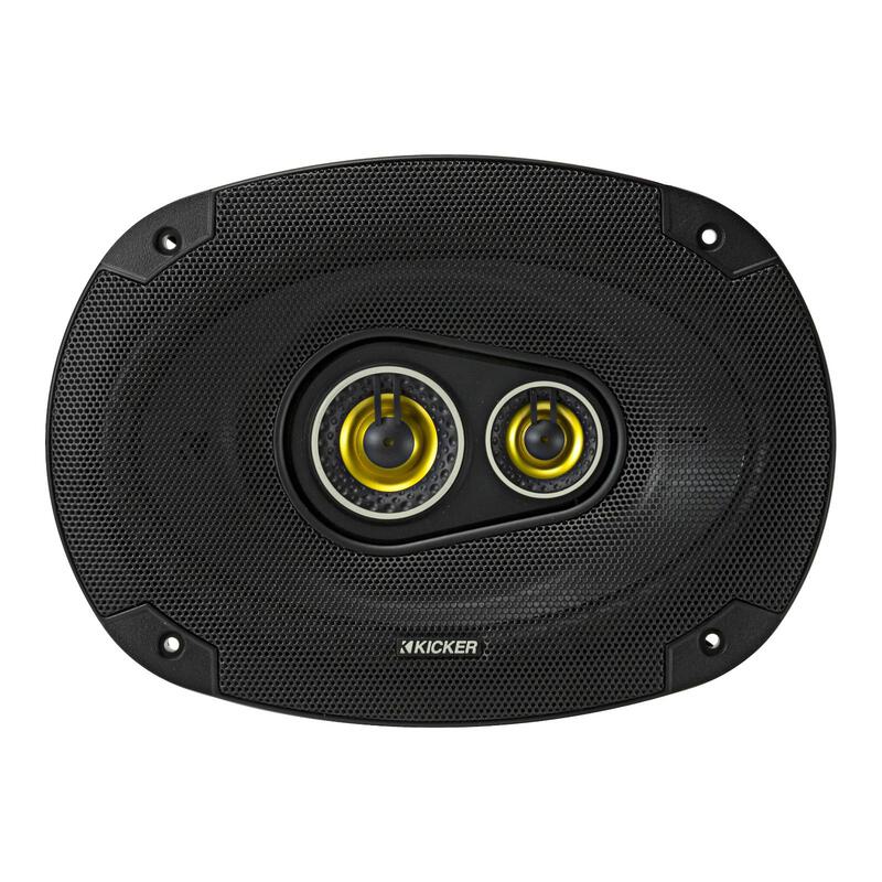 Kicker 46CSC6934 CS Series 6x9" 3 Way Car Parcel Shelf Coaxial Speakers 150w RMS