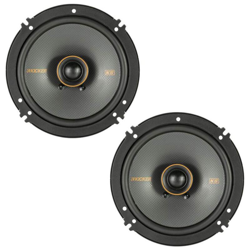 Kicker 51KSC6504 KS Series 6.5" 16.5cm 2 Way Car Door Coaxial Speakers 100w RMS