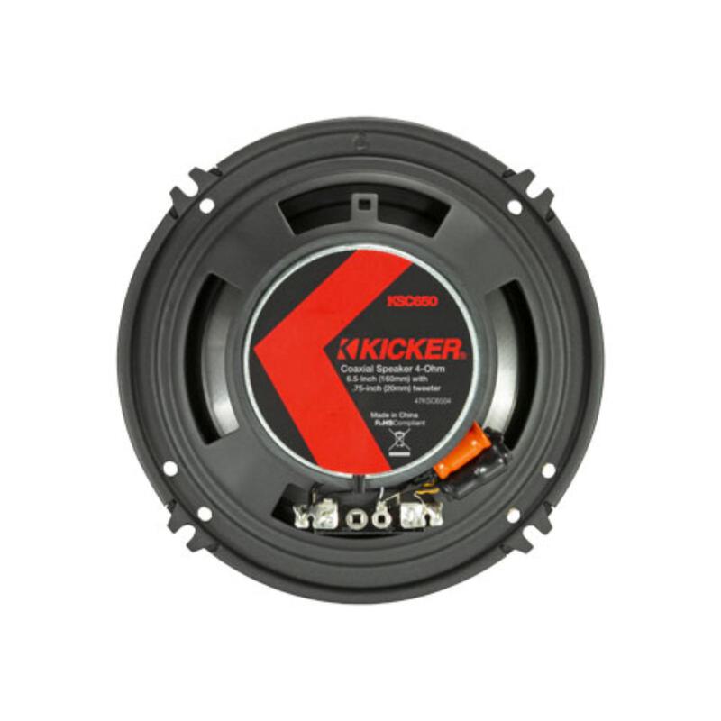 Kicker 51KSC6504 KS Series 6.5" 16.5cm 2 Way Car Door Coaxial Speakers 100w RMS