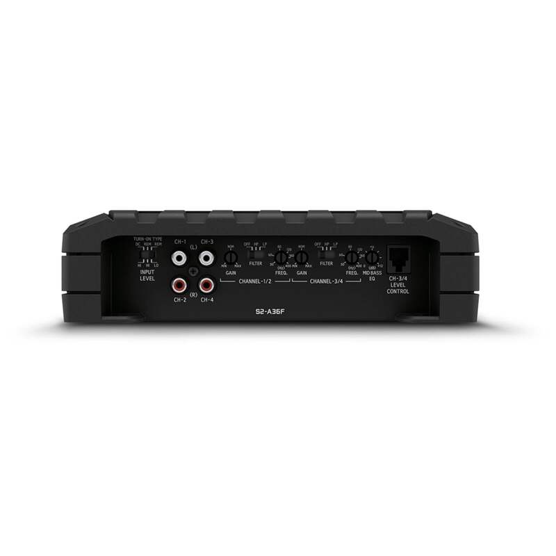 Alpine S2-A36F Amplifier 4 Channel Class D Bridgeable Stereo Car Amp 360w RMS