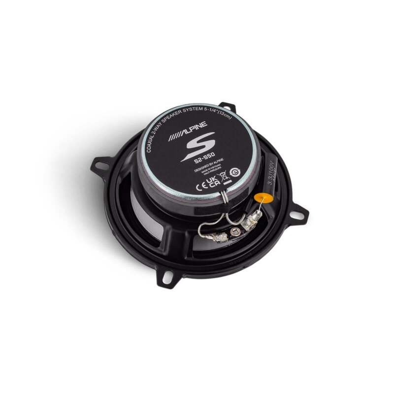 Alpine S2-S50 Speakers 5 Inch 13cm S2 Series Car 2 Way Coaxial 55w RMS Pair
