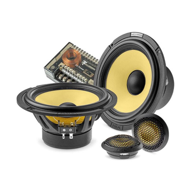 Focal K2 Power ES 165 KE 6.5 Inch 16.5cm 2 Way Component Speakers 100w RMS Pair