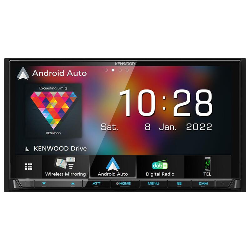 Kenwood DMX8021DABS Wireless Apple CarPlay Android Auto DAB Bluetooth Car Stereo