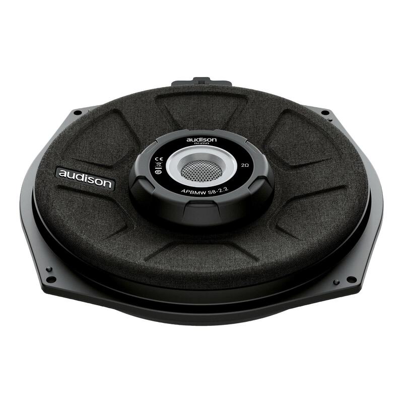 Audison Prima APBMW S8-2.2 Pair 2ohm Plug & Play Under Seat Subwoofers BMW 150w