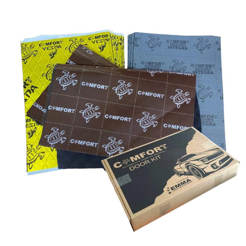 Comfort Mat Door Kit Essential 3 in 1 Car Speaker Soundproofing Upgrade Kit