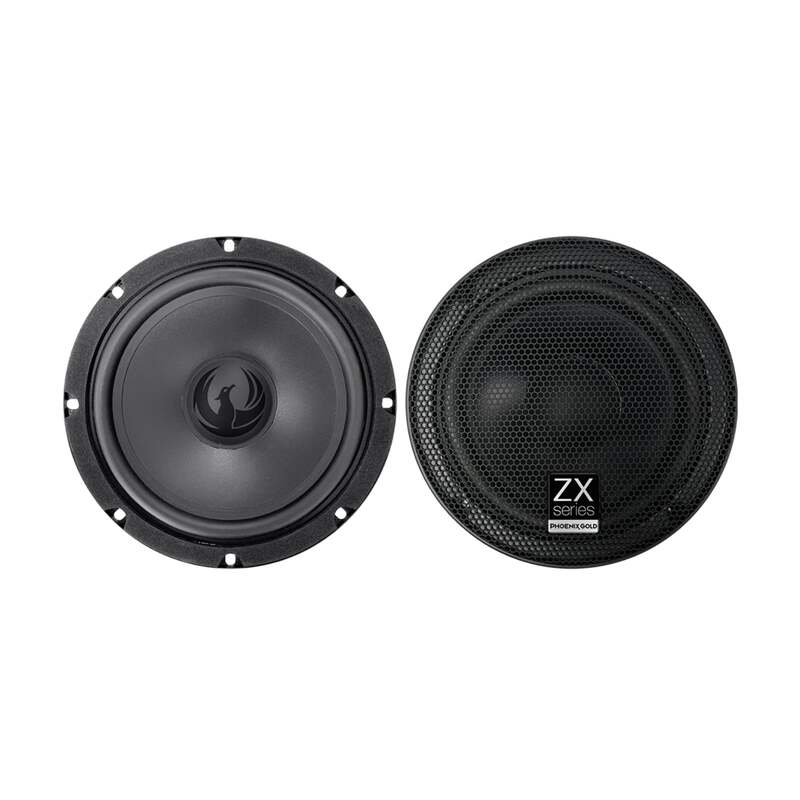Phoenix Gold ZX65C 6.5 Inch 2 Way Midrange Woofer with Grills 60w