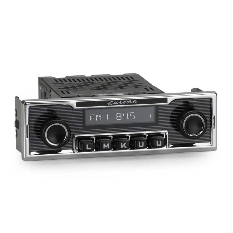 RetroSound Europa Motor 1 Bluetooth Radio FM AM 1960's-70's Classic Car Stereo