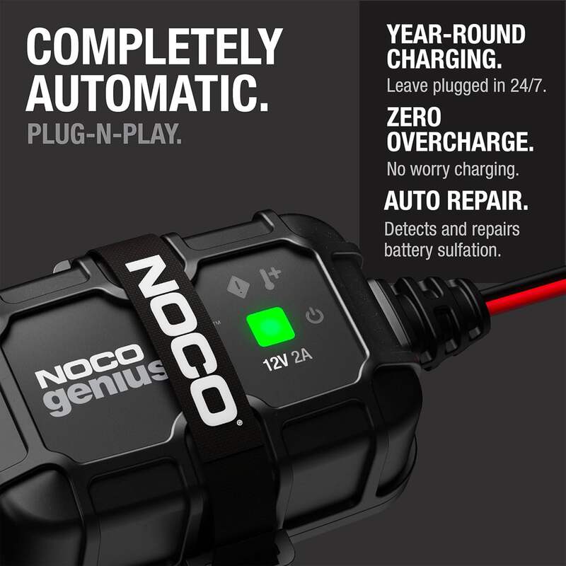 NOCO Genius2D 6V/12V 2A Direct Mount Battery Trickle Charger Maintainer