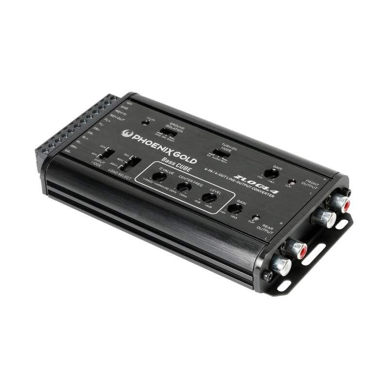 Phoenix Gold ZLOC4.4 ZD Series 4 Channel Converter Including Bass