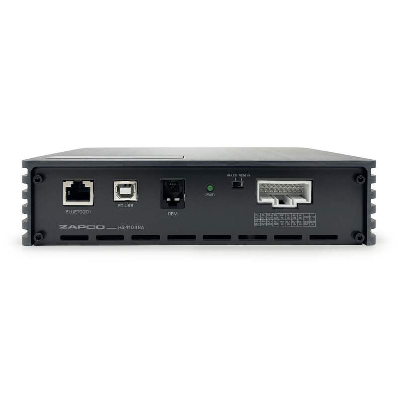 Zapco HB 410 II 8A DSP Amp 10 Channel DSP 8 Channel Class A/B Power Amplifier