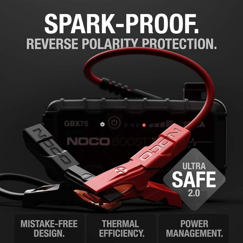 NOCO Boost X GBX75 2500A UltraSafe Jump Starter Power Pack 12V Battery Booster