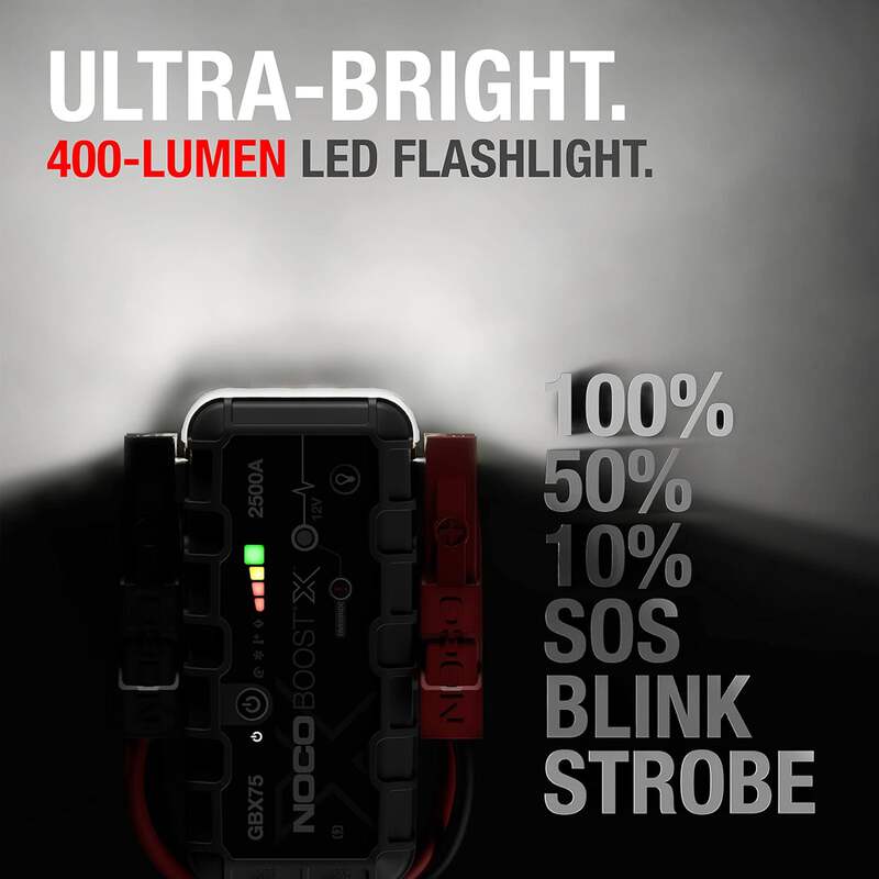 NOCO Boost X GBX75 2500A UltraSafe Jump Starter Power Pack 12V Battery Booster
