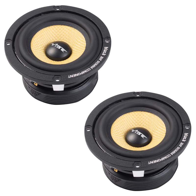 Vibe Black Air BA3M-V4 3 Inch Midrange Car Speakers 60w RMS Pair