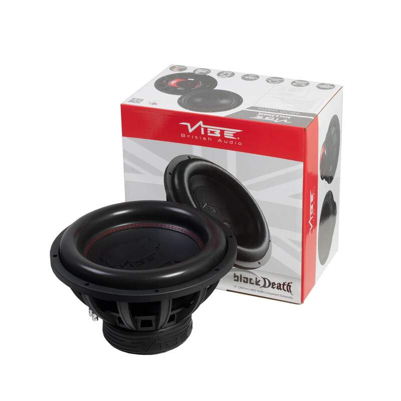 Vibe Black Death BD15D2-V4 15 Inch Sub SPL Dual 2 Ohm Subwoofer 1600w RMS