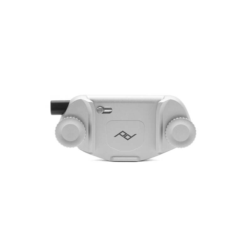Peak Design Capture Clip V3 with Standard Plate Silver for Mirrorless Cameras