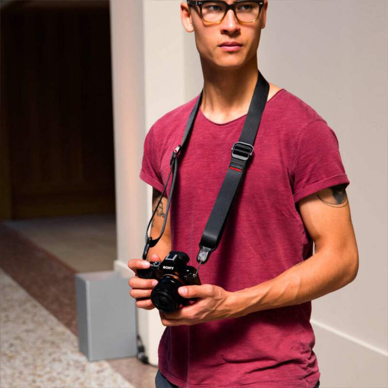 Peak Design Slide Lite Black Adjustable Camera Strap with Quick Release Anchors
