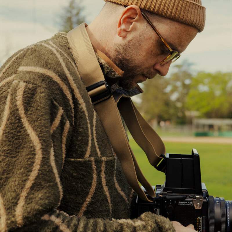Peak Design Slide Coyote Adjustable Camera Strap with Quick Release Anchors