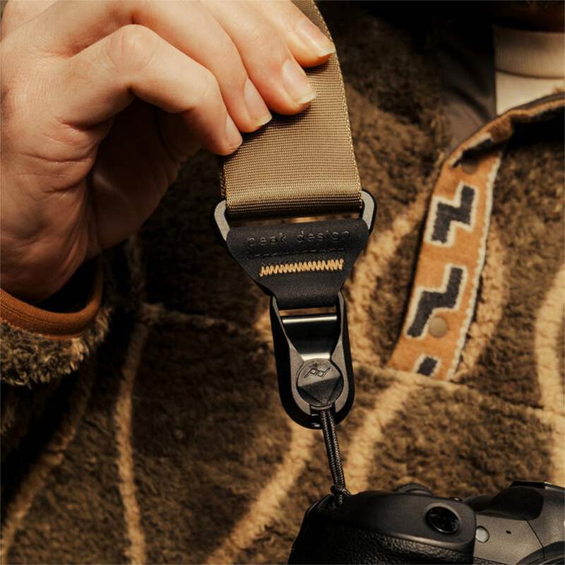 Peak Design Slide Coyote Adjustable Camera Strap with Quick Release Anchors