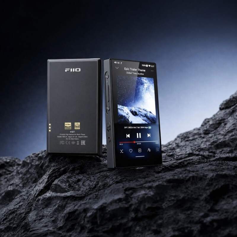 FiiO M21 DAP Portable Hi-Res Digital Audio Music Player Bluetooth Black