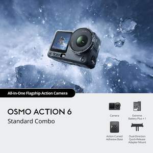 DJI Osmo Action 6 Standard Combo 4K 120fps Variable Aperture Action Camera