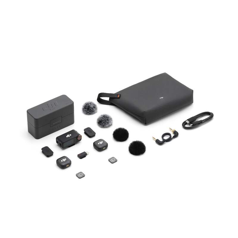 DJI Mic 3 Mini Wireless Microphone 2 TX + 1 RX + Charging Case