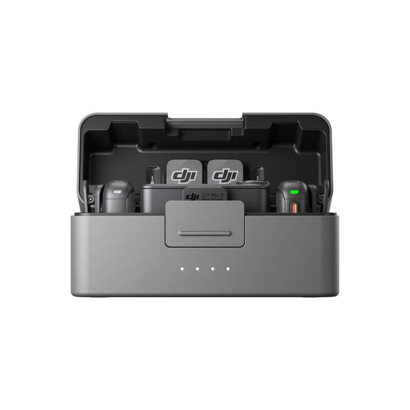 DJI Mic 3 Mini Wireless Microphone 2 TX + 1 RX + Charging Case