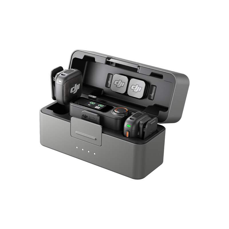 DJI Mic 3 Mini Wireless Microphone 2 TX + 1 RX + Charging Case