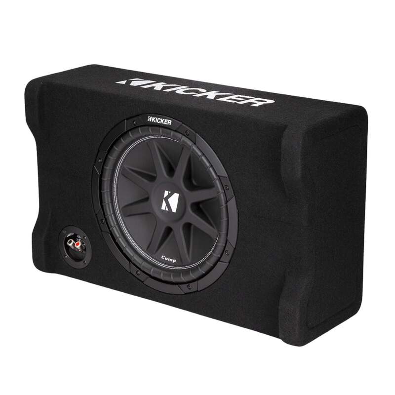 Kicker 48CDF124 12 Inch Sub Comp Down Firing Subwoofer Enclosure 150w RMS