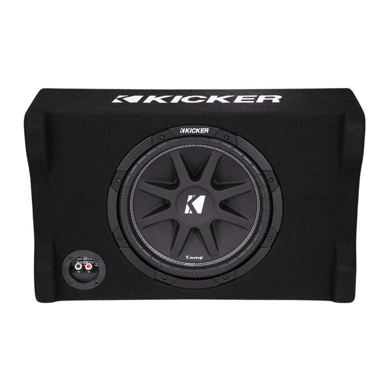Kicker 48CDF124 12 Inch Sub Comp Down Firing Subwoofer Enclosure 150w RMS