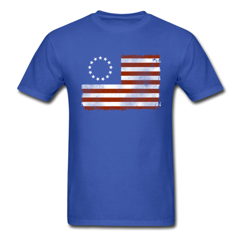 Betsy Ross 1776 13 Star American Flag Patriot U S A America Merica Men S T Shir Ebay