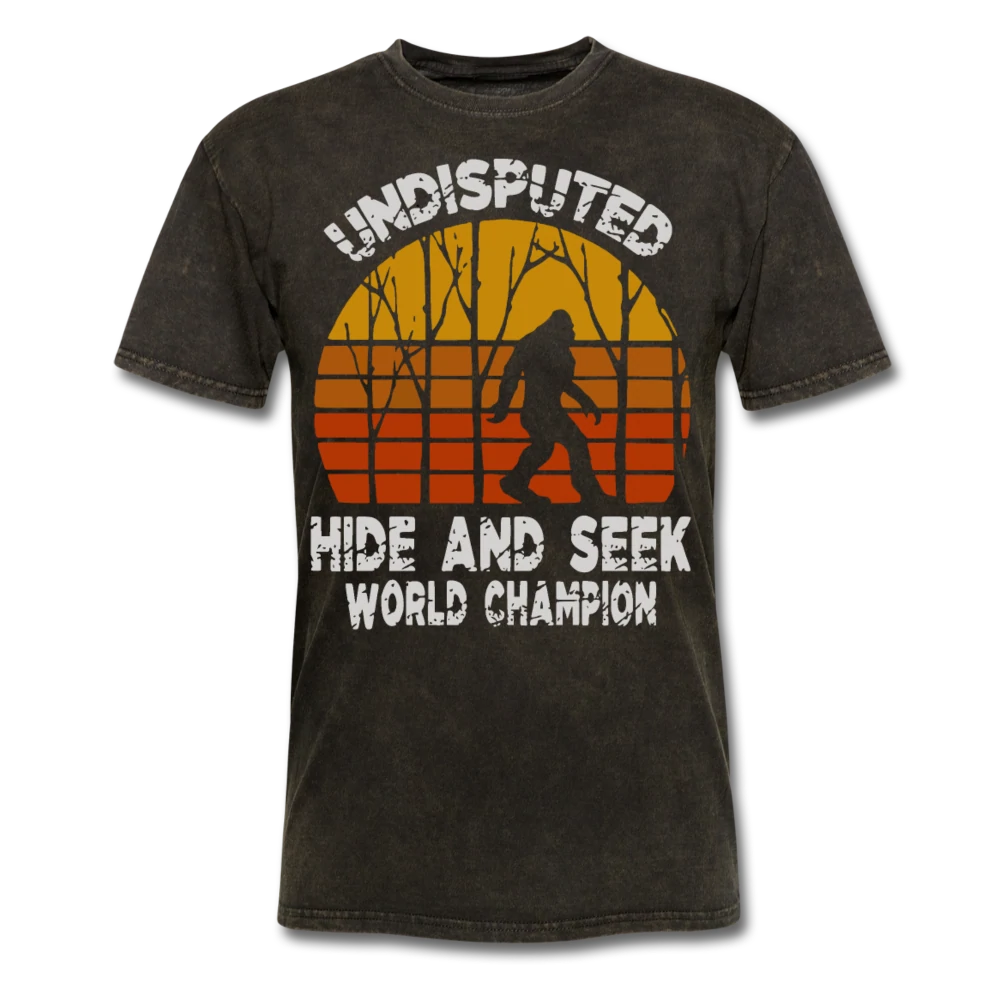 sasquatch hide and seek champion t shirt