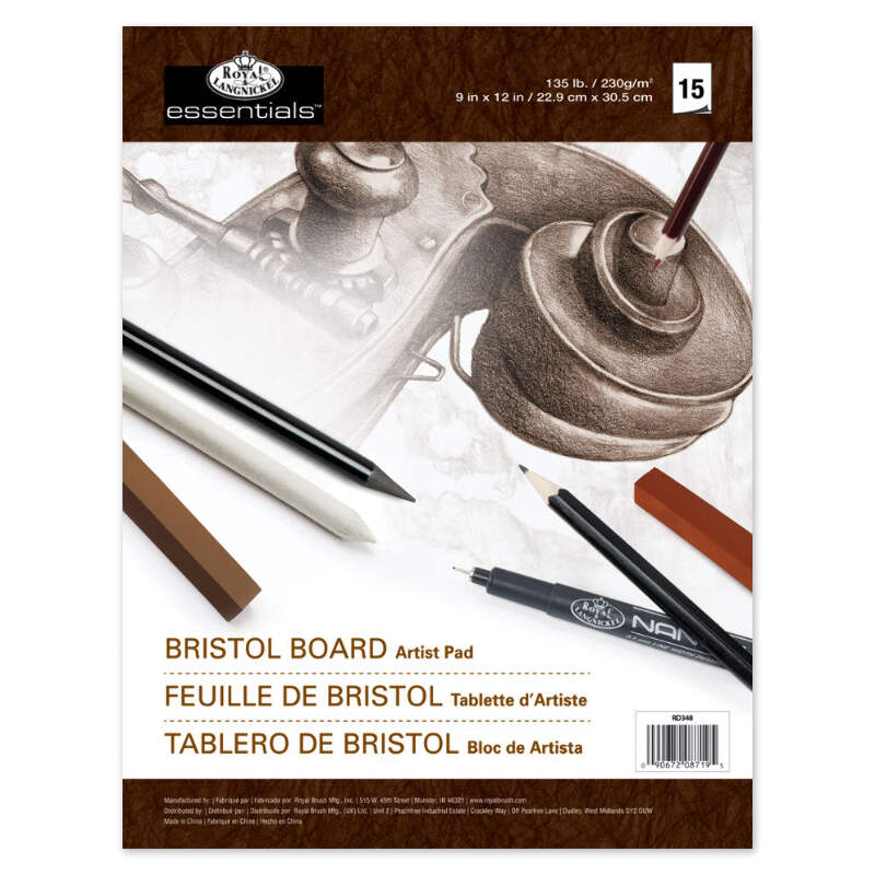 Royal & Langnickel 9x12' Artist Pad - Bristol Board Royal & Langnickel 9x12' Artist Pad - Bristol Board
