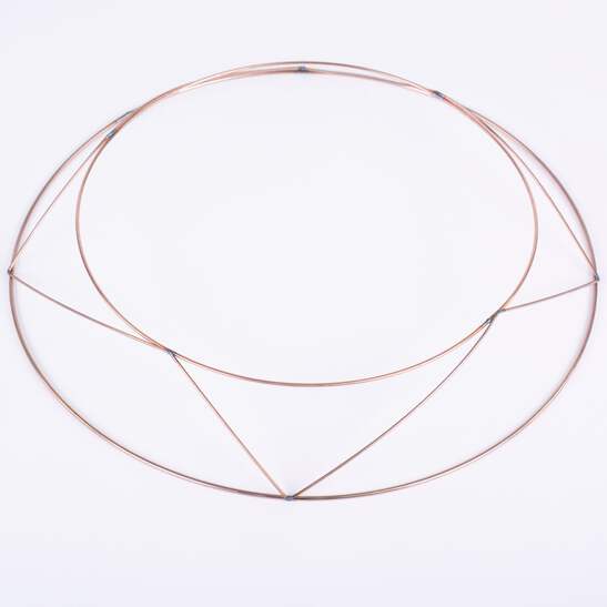 3d Raised Wire Wreath Frame