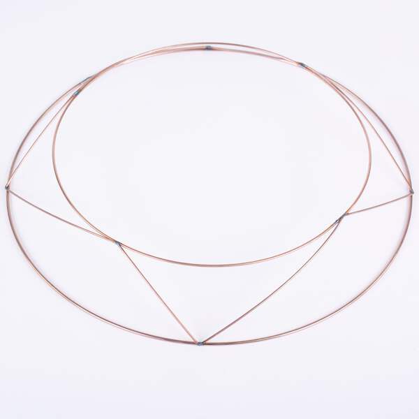 3d Raised Wire Wreath Frame 3d Raised Wire Wreath Frame