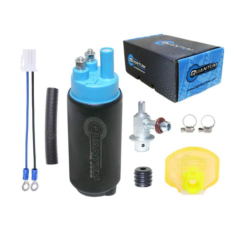 New QUANTUM In-Tank EFI Fuel Pump With Regulator And Fuel Filter