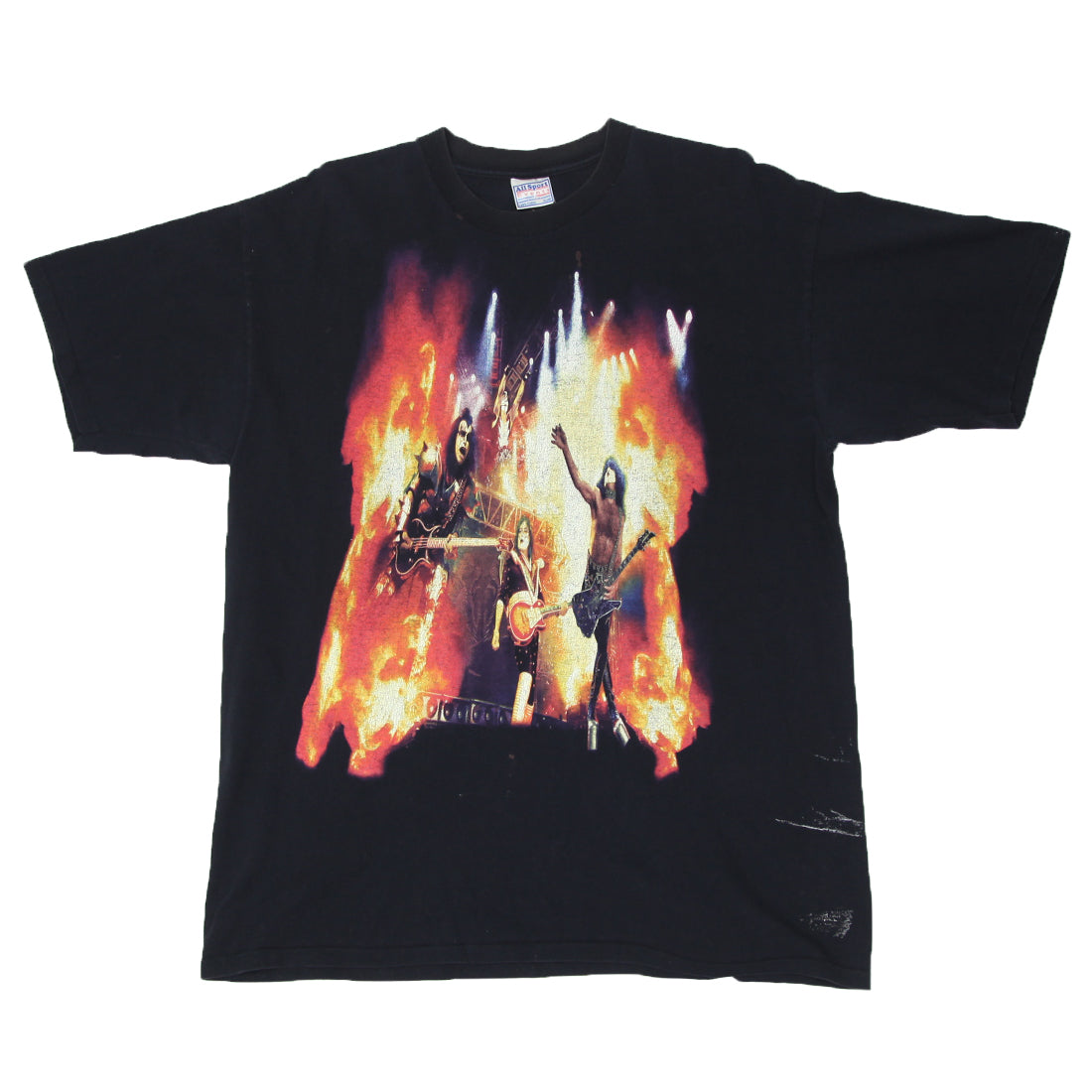 2000 Vintage Kiss Band Tour T-T-Shirt Single Stitch All