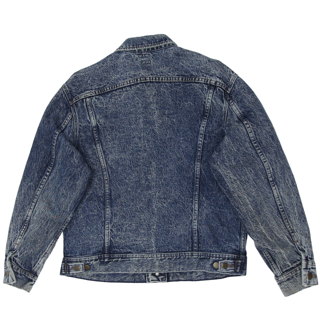 Vintage Lee Raiders PATD-153438 Acid Wash Denim Jacket Made