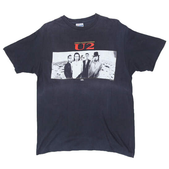 1987 Vintage U2 The Joshua Tree Tour T-Shirt S.Stitch Made