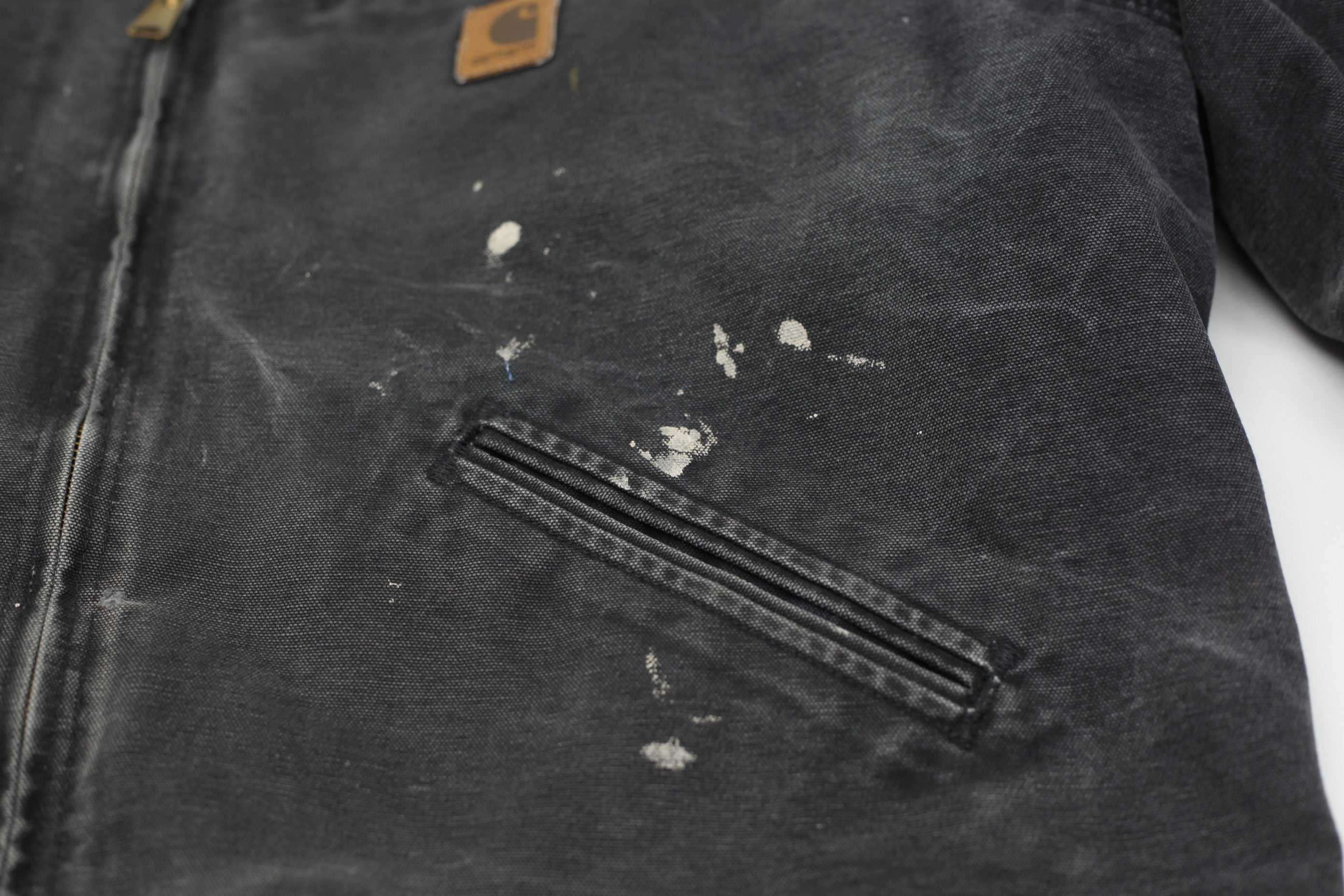 Vintage Carhartt J97 BLK Blanket Lined Detroit Jacket | eBay