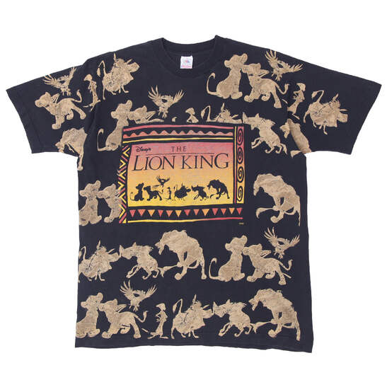 vintage Lion KING ワンピース レディース 古着 90s USA製 Disney The Lion King ライオン