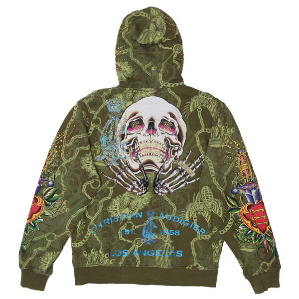 00s CHRISTIAN AUDIGIER リバーシブルパーカー Y2K 00s CHRISTIAN AUDIGIER リバーシブルパーカー Y2K メンズ